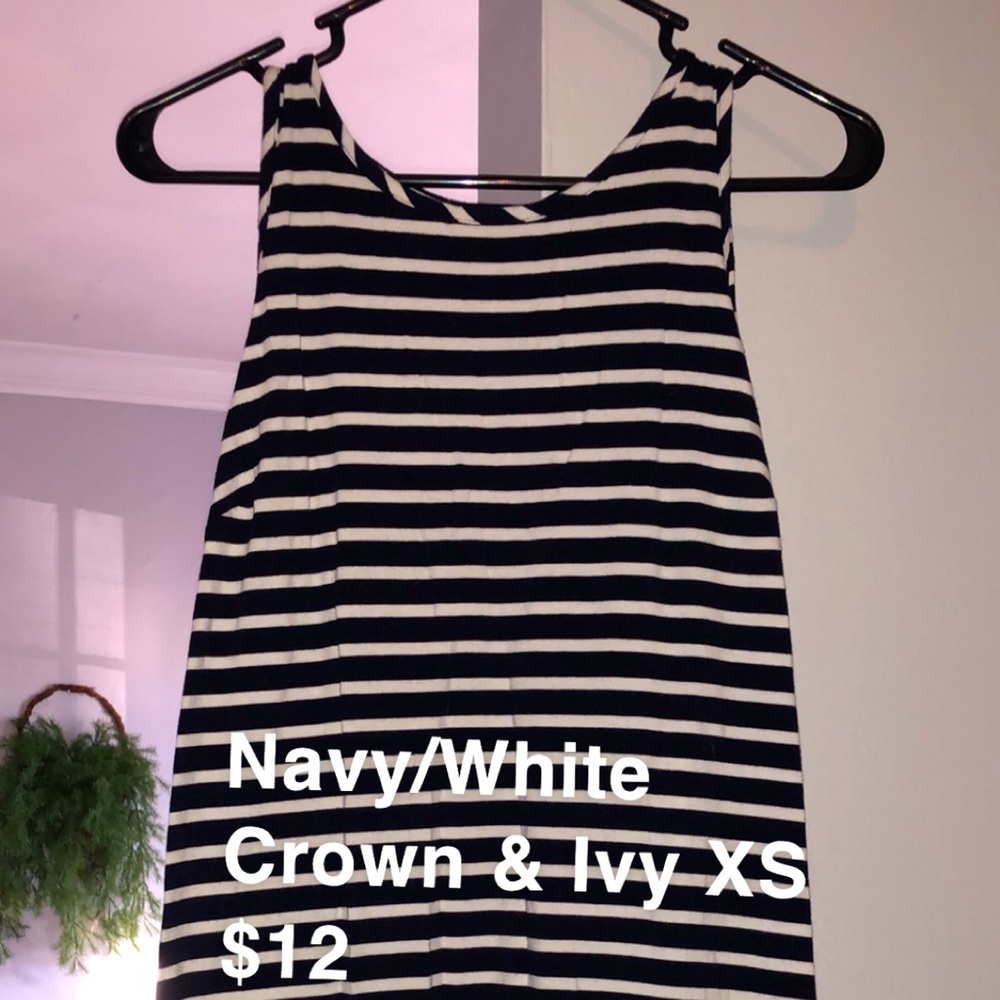Navy/White dress
